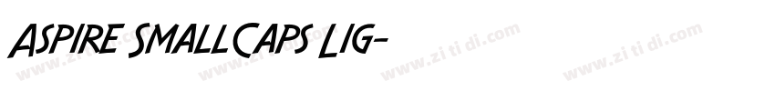Aspire SmallCaps Lig字体转换 Aspire SmallCaps Lig字体转换